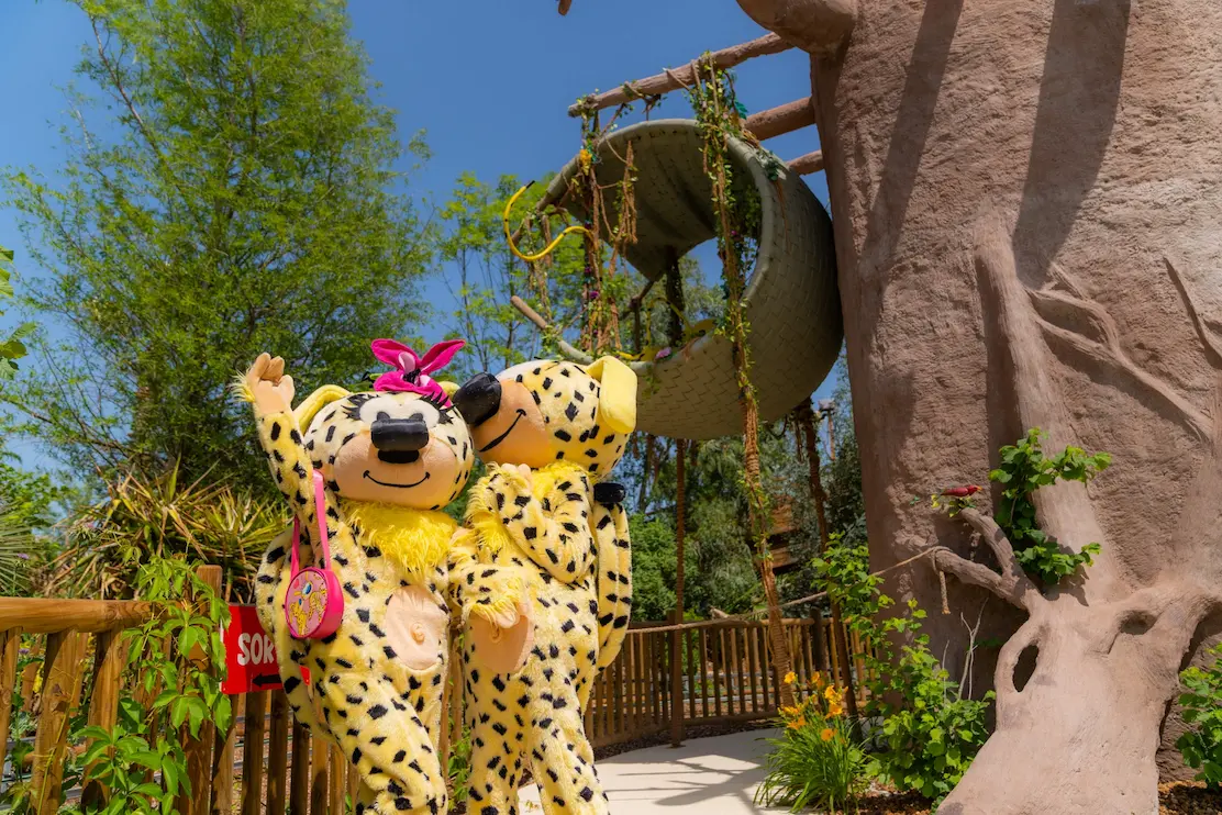 Zone Marsu Jungle du Parc Spirou, univers du Marsupilami